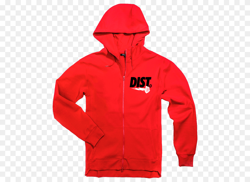 Dist Tech Fleece Hoodie Joggers Red Black White, Clothing, Coat, Hood, Jacket Free Transparent Png