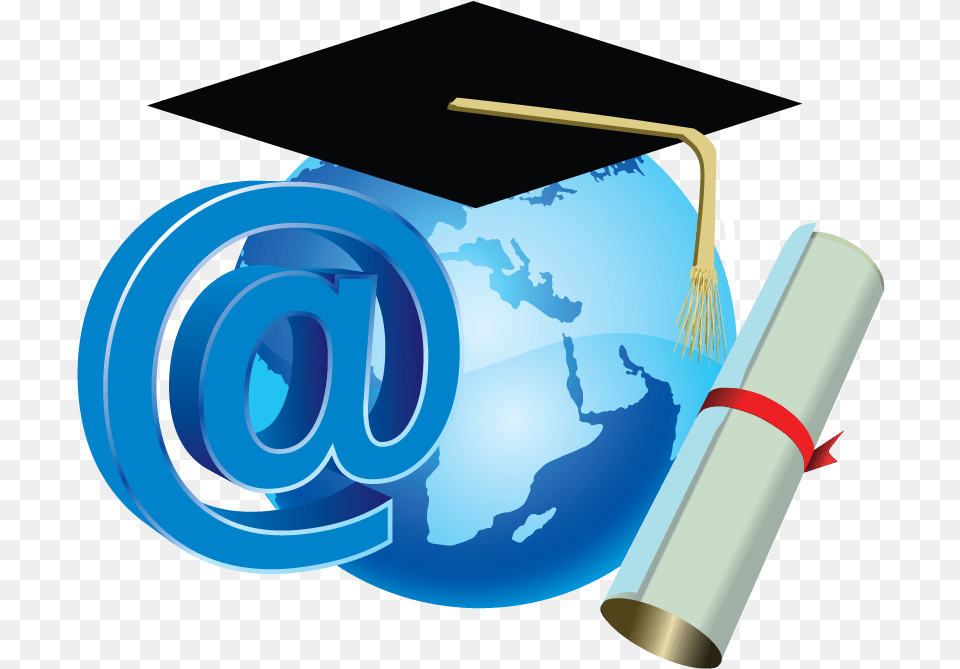 Distance Education Icon Vector, People, Person, Graduation, Text Png Image