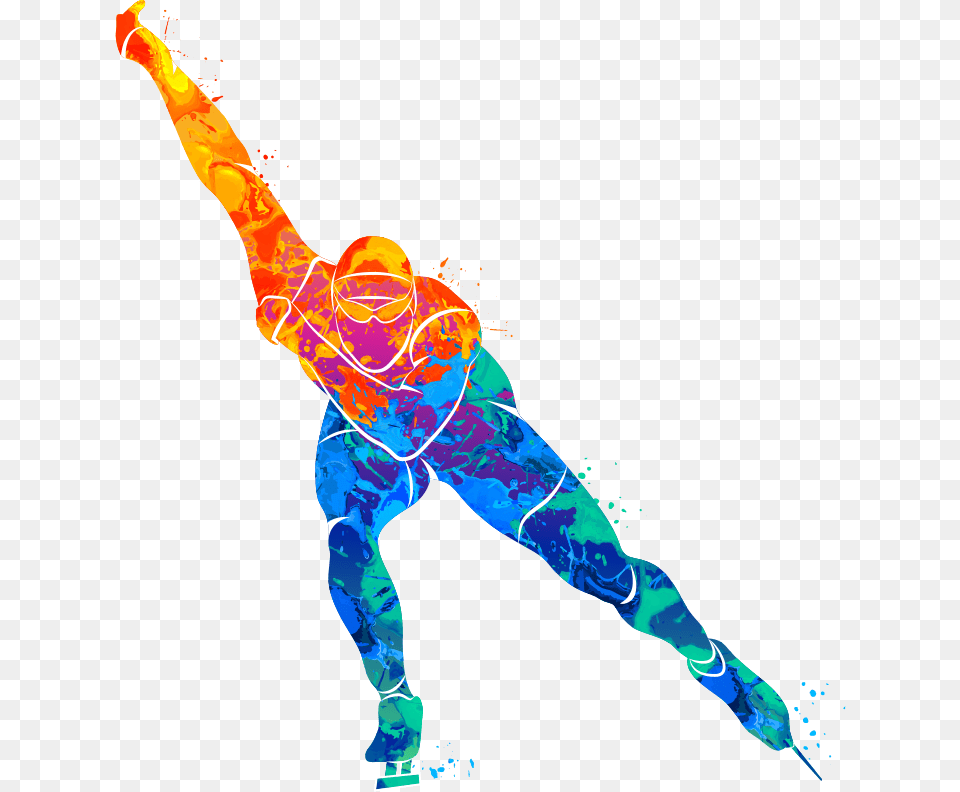 Distances Are Shorter Than In Long Track Racing With Vector Graphics, Dancing, Leisure Activities, Person Png Image
