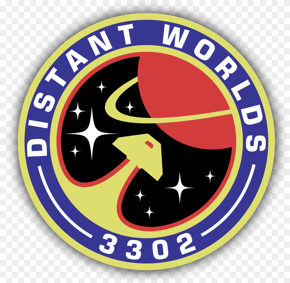 Distant Worlds The Official New Logo Language, Symbol, Emblem, Disk Png