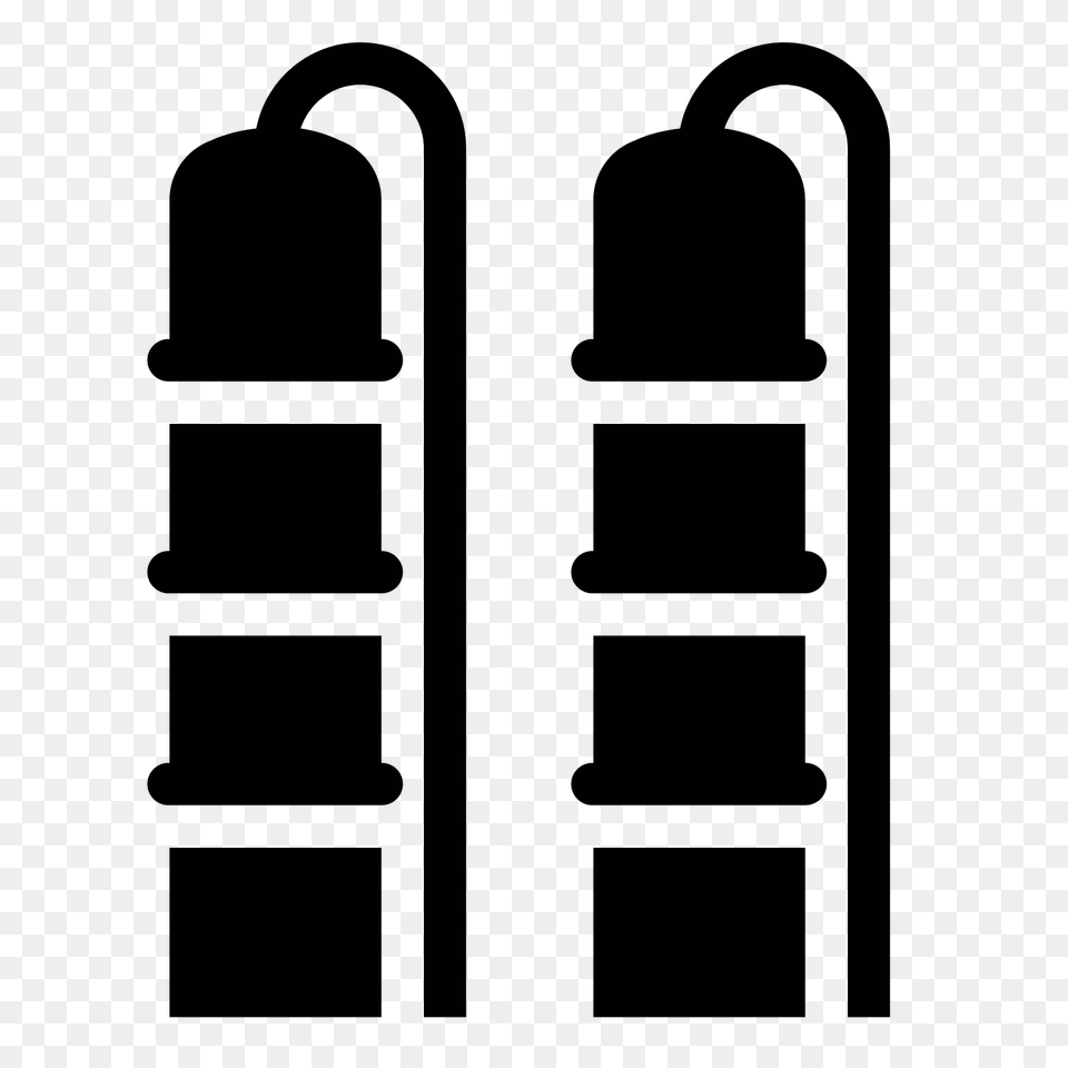Distillation Columns Filled Icon, Gray Png Image