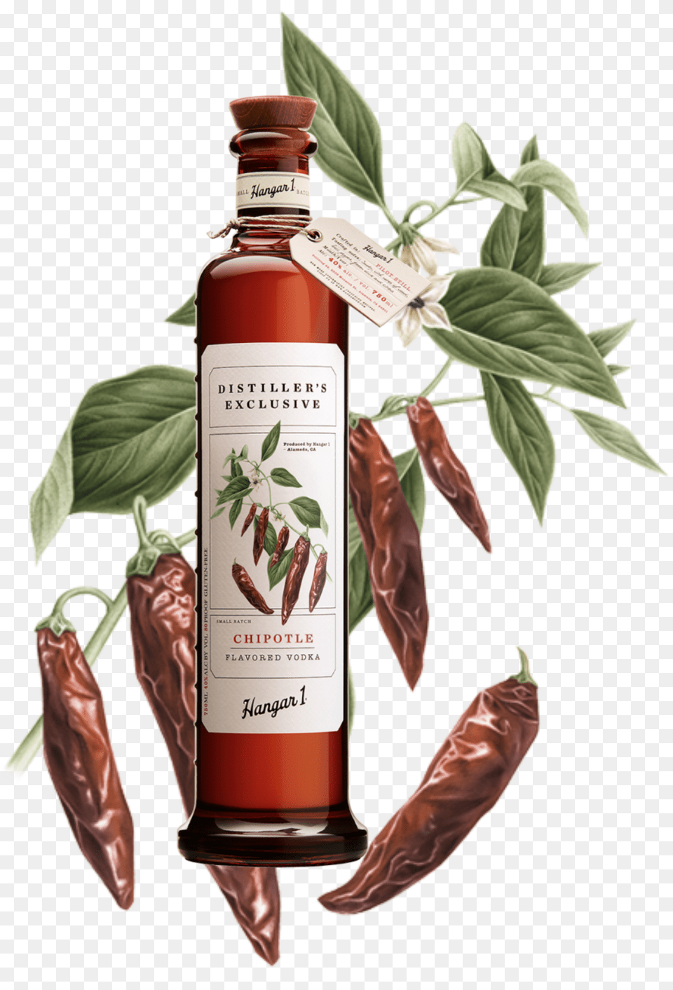 Distillers Exclusive Hangar Chipotle Vodka Runway Spirits Co, Herbal, Herbs, Leaf, Plant Png