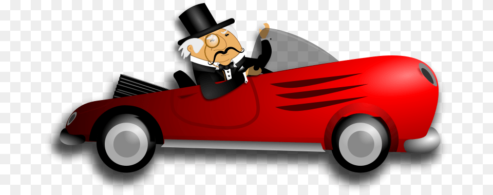 Distinguished Gentleman Driver By, Car, Transportation, Vehicle, Baby Free Png Download