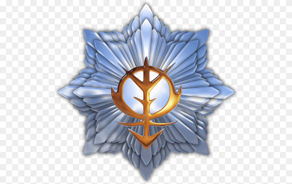 Distinguished Service Star Gundam Seed Icon Design Art Vertical, Chandelier, Emblem, Lamp, Symbol Free Png Download
