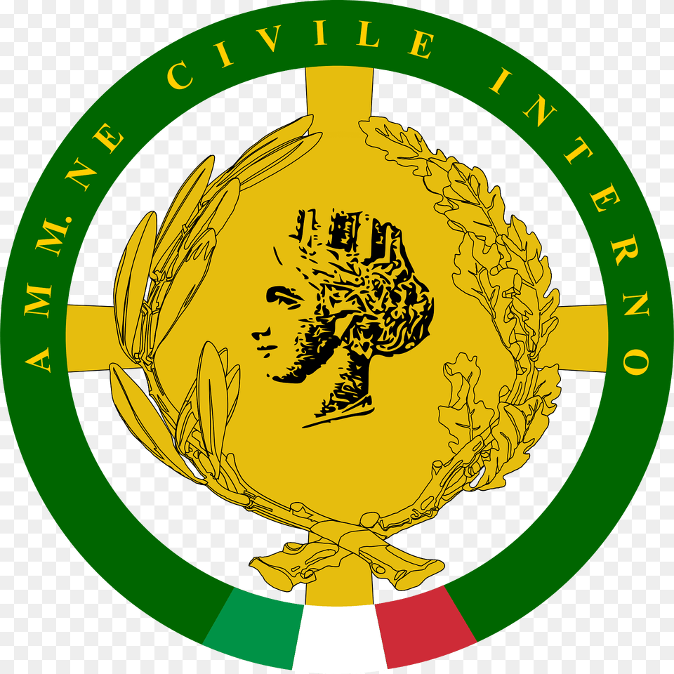 Distintivo Ammne Civile Interno Clipart, Logo, Emblem, Symbol, Badge Free Transparent Png