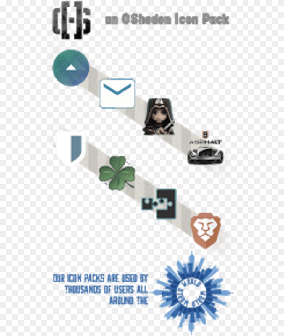 Distraction Icon Pack Poster, Person, Face, Head Free Png Download