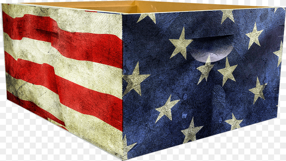 Distressed American Flag Clipart Flag Of The United States, Box, Cardboard, Carton Png
