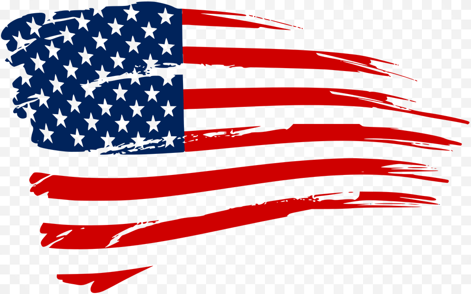 Distressed American Flag Decal, American Flag Free Png