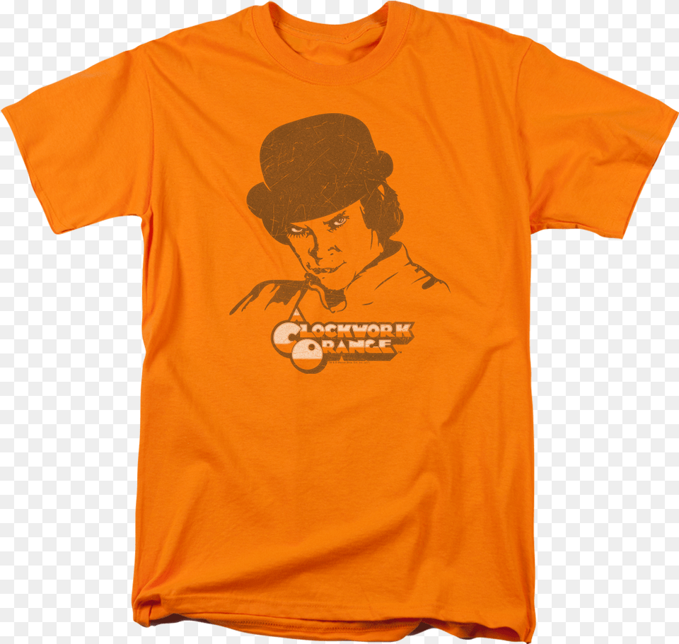 Distressed Clockwork Orange T Shirt Aquaman T Shirt, Clothing, T-shirt, Adult, Face Free Transparent Png