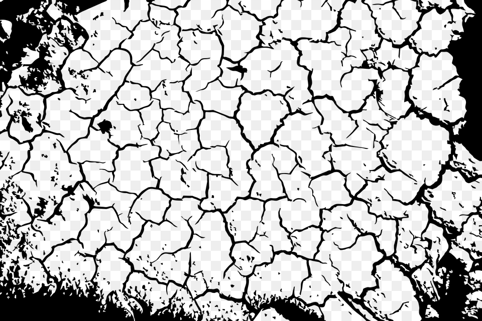 Distressed Crack, Gray Png