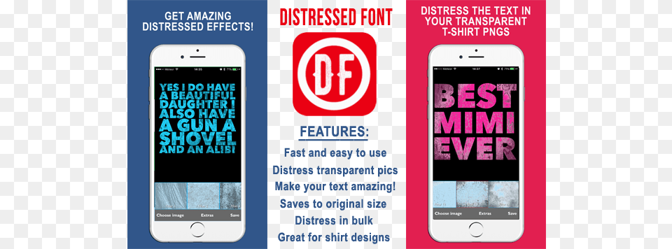 Distressed Font Iphone, Electronics, Mobile Phone, Phone Free Png Download