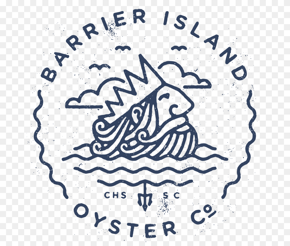 Distressed Logo800 Barrier Island Oyster Company, Logo, Emblem, Symbol, Face Free Png Download