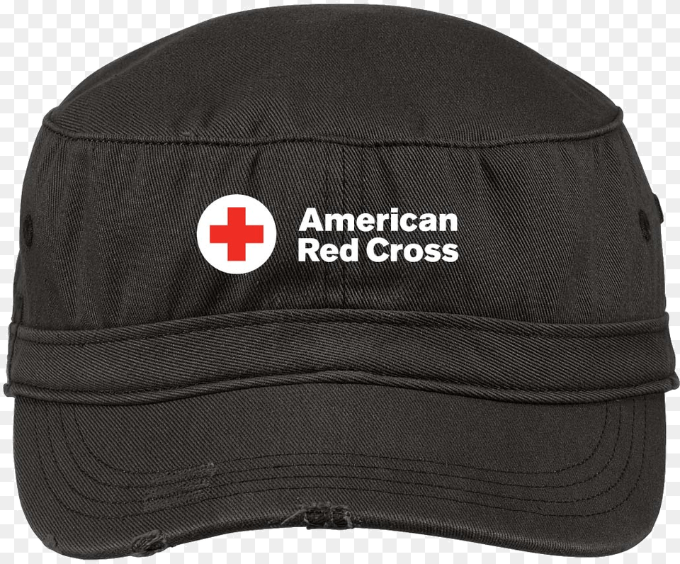 Distressed Military Hat Distressed Military Hat Distressed Red Cross, Baseball Cap, Cap, Clothing, Logo Free Png