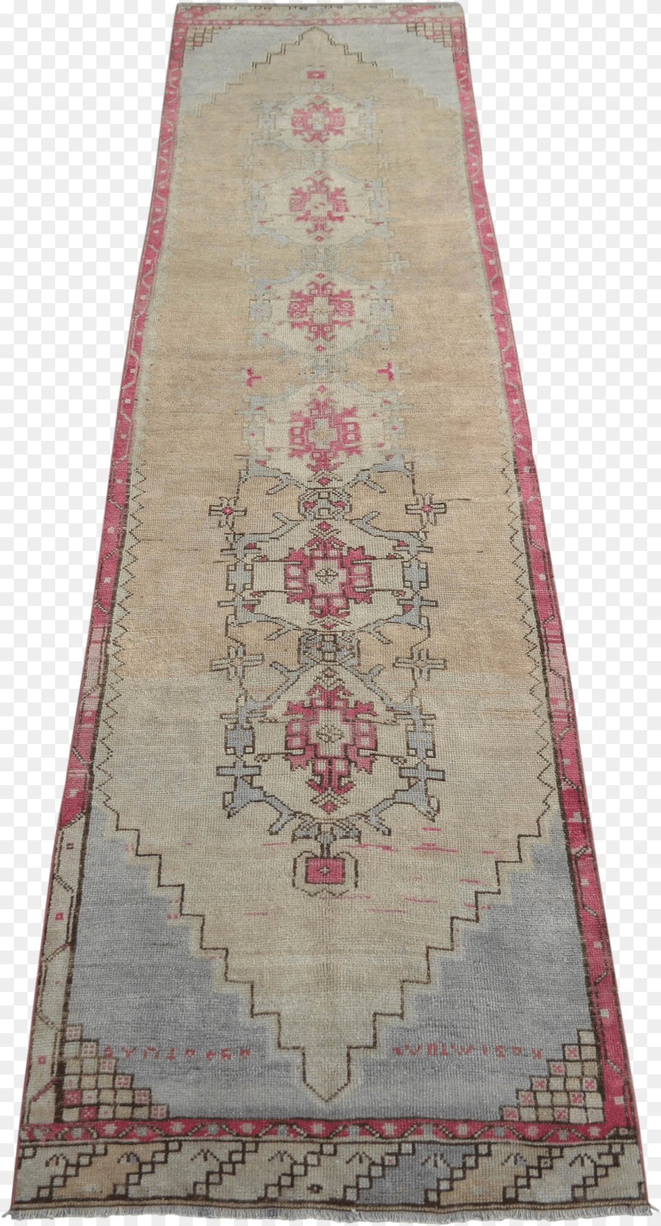 Distressed Oushak Rug Runner Patchwork, Baby, Person, Face, Head Png Image