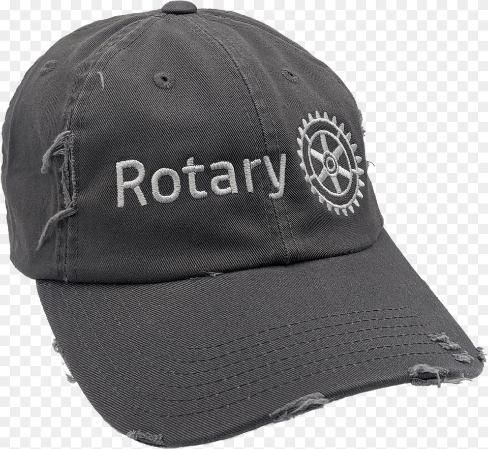 Distressed Rotary Cap Baseball Cap, Baseball Cap, Clothing, Hat Png Image