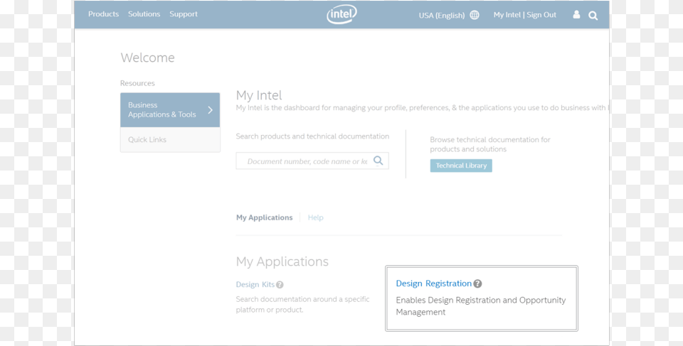 Distributor Design Registration My Intel Screen, File, Page, Text, Webpage Png