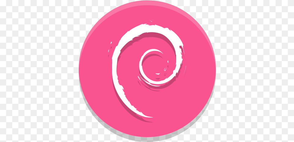 Distributor Logo Debian Icon Of Debian Logo Icon, Disk, Food, Sweets Free Transparent Png