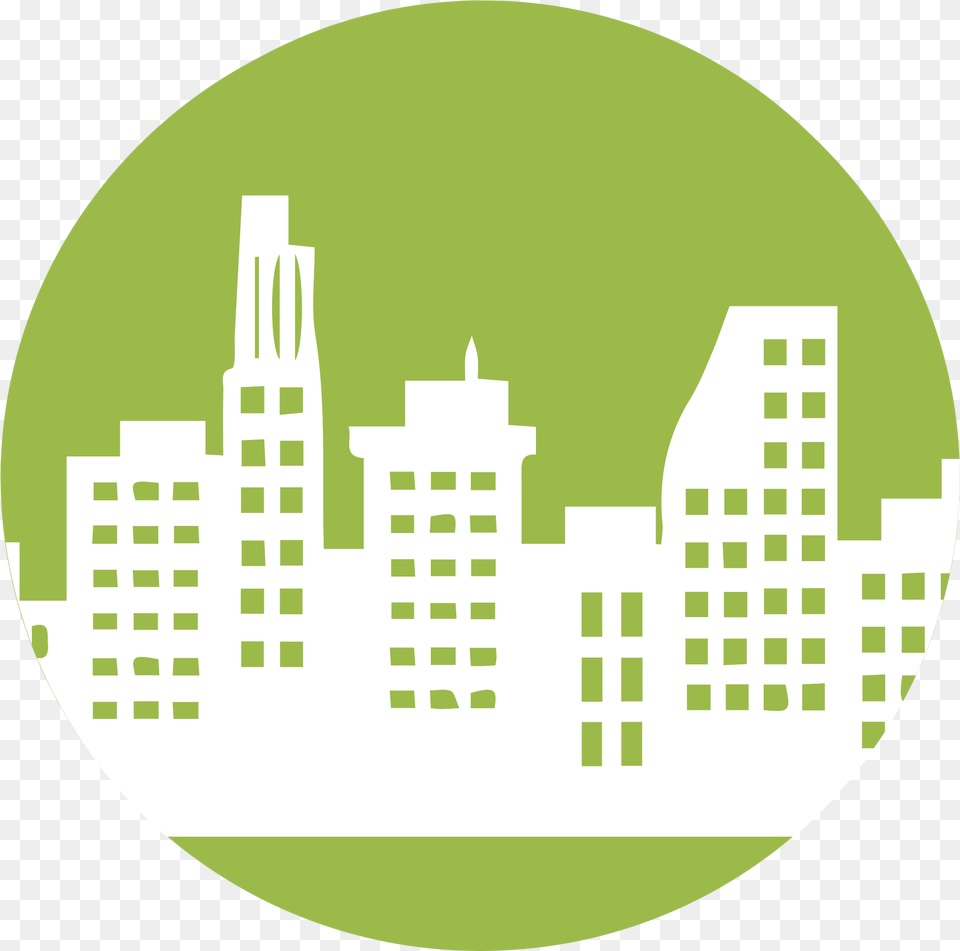 District Icon Circle, City, Green, Photography, Urban Free Transparent Png