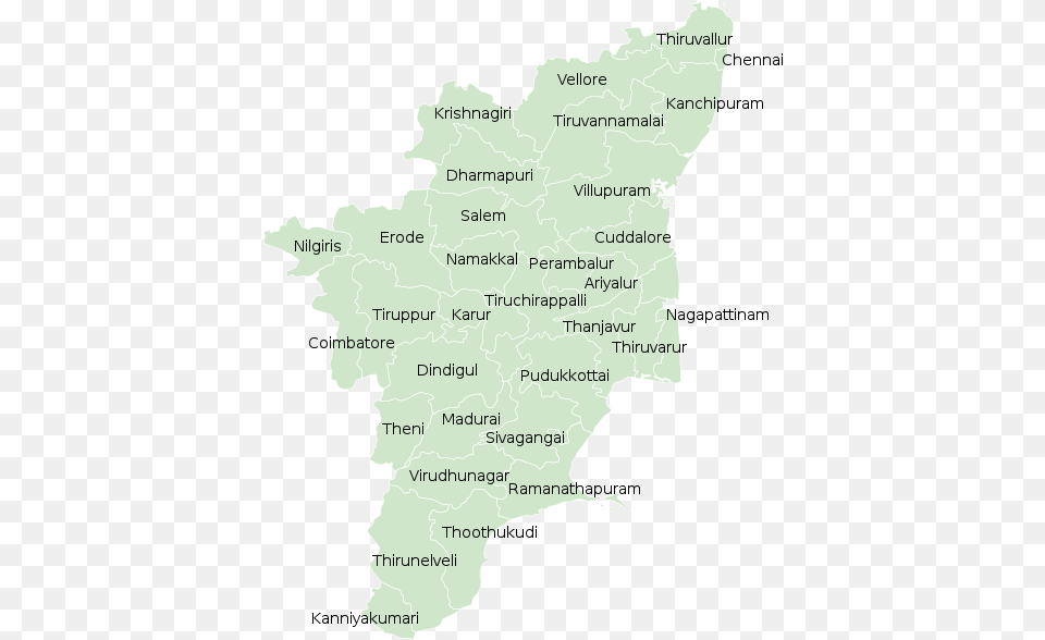 District In Tamilnadu, Atlas, Chart, Diagram, Map Png Image