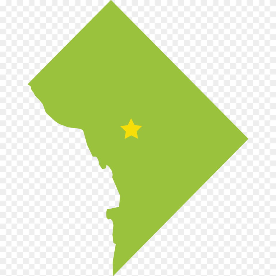 District Of Columbia State Shape, Symbol, Person Free Png Download