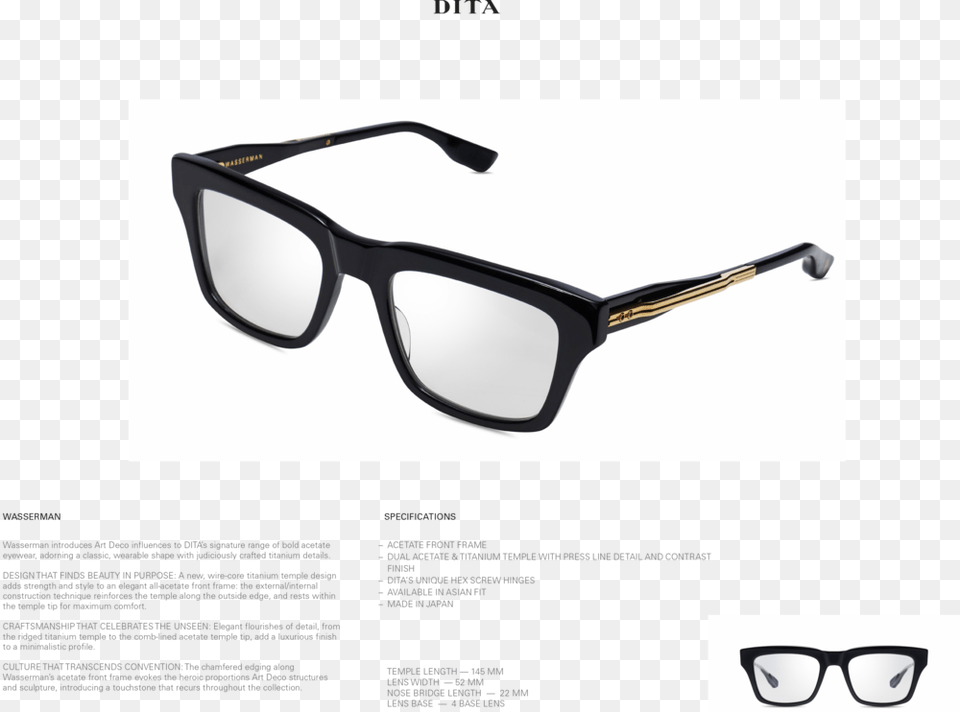 Dita Lookbook 2020 24 Black And White, Accessories, Glasses, Sunglasses Free Png