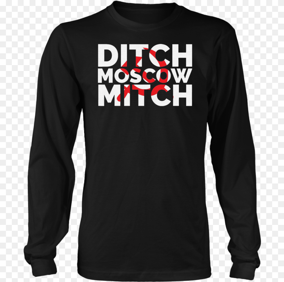 Ditch Moscow Mitch Russian Soviet Flag Sickle Amp Hammer Chiropractic T Shirt Designs, Clothing, Long Sleeve, Sleeve, T-shirt Png Image