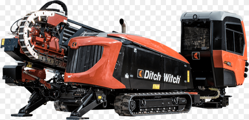 Ditch Witch Unveils At40 All Terrain Directional Drill Crane, Machine, Motor, Engine, Locomotive Free Transparent Png