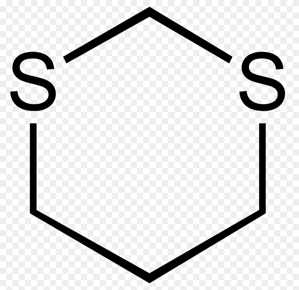 Dithiane Structure Clipart, Symbol, Sign, Armor, Blackboard Free Png Download