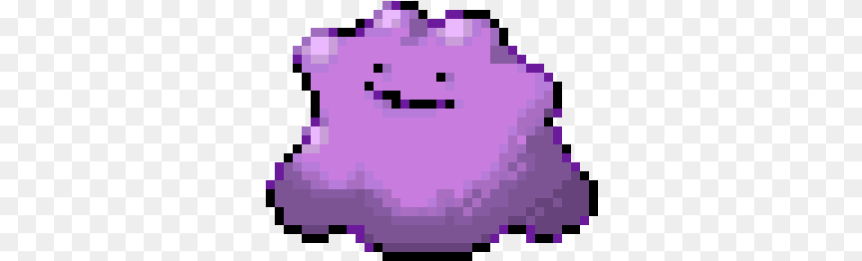 Ditto Pixel Art Pokemon Ditto, Purple Free Png Download