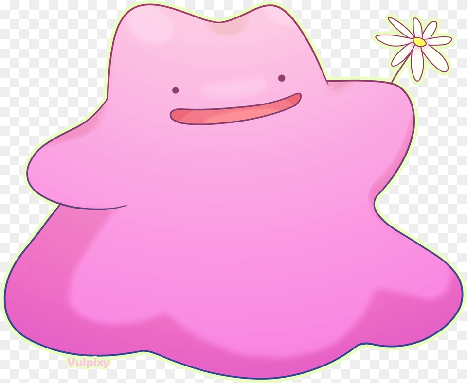 Ditto Pokemon Flower, Purple, Clothing, Hat, Food Free Png Download