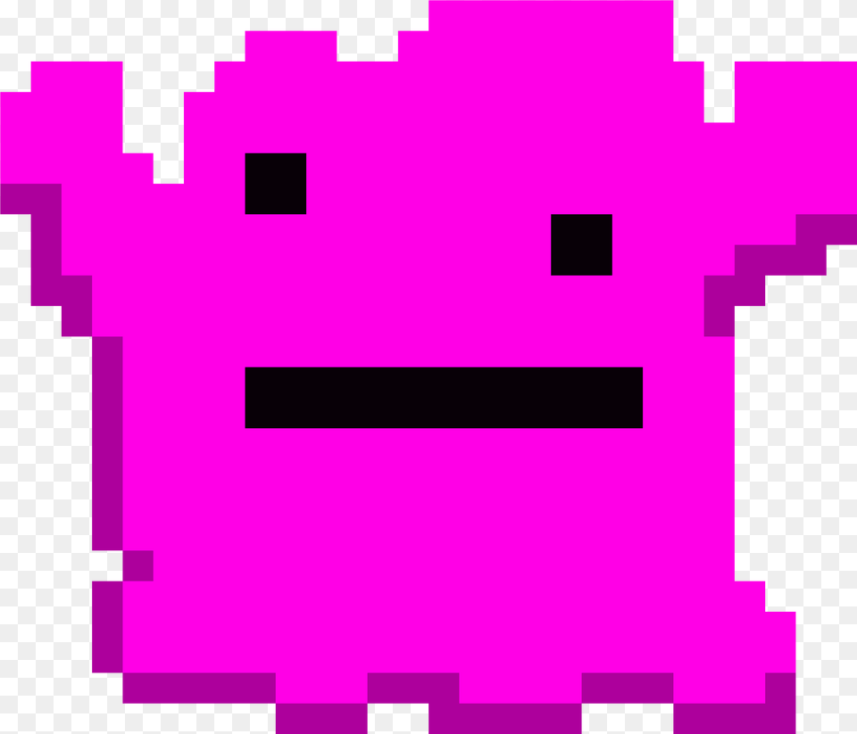 Ditto Profile Pixel, Purple Png