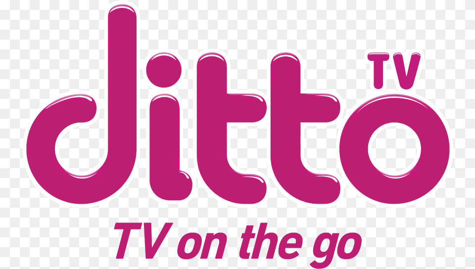Dittotv Tv On The Go Ditto Tv, Purple, Logo, Text, Smoke Pipe Png Image