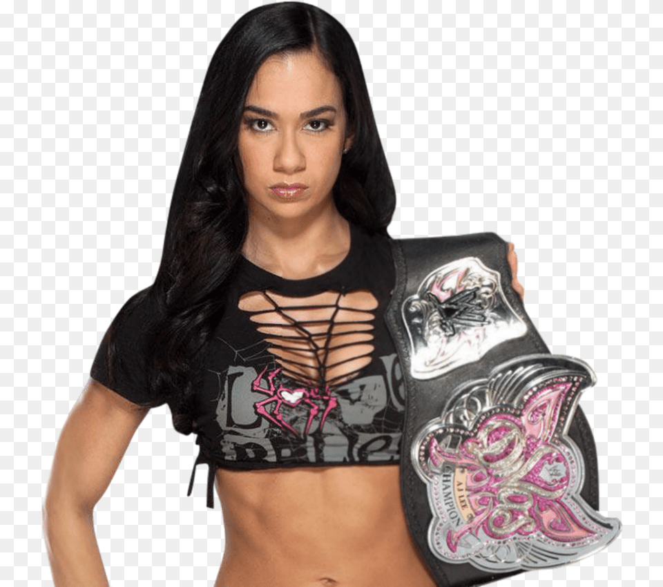 Divas Championship Wwe Hell In A Cell 2013 Aj Lee, Adult, Blouse, Clothing, Female Free Png