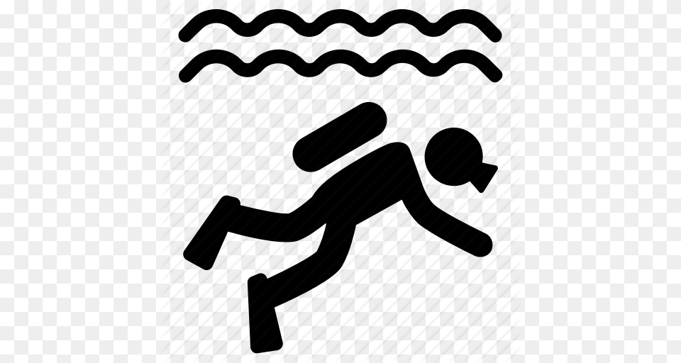 Dive Diving Scuba Scuba Diving Sea Sport Swimming Icon, Leisure Activities, Person, Water, Water Sports Free Png