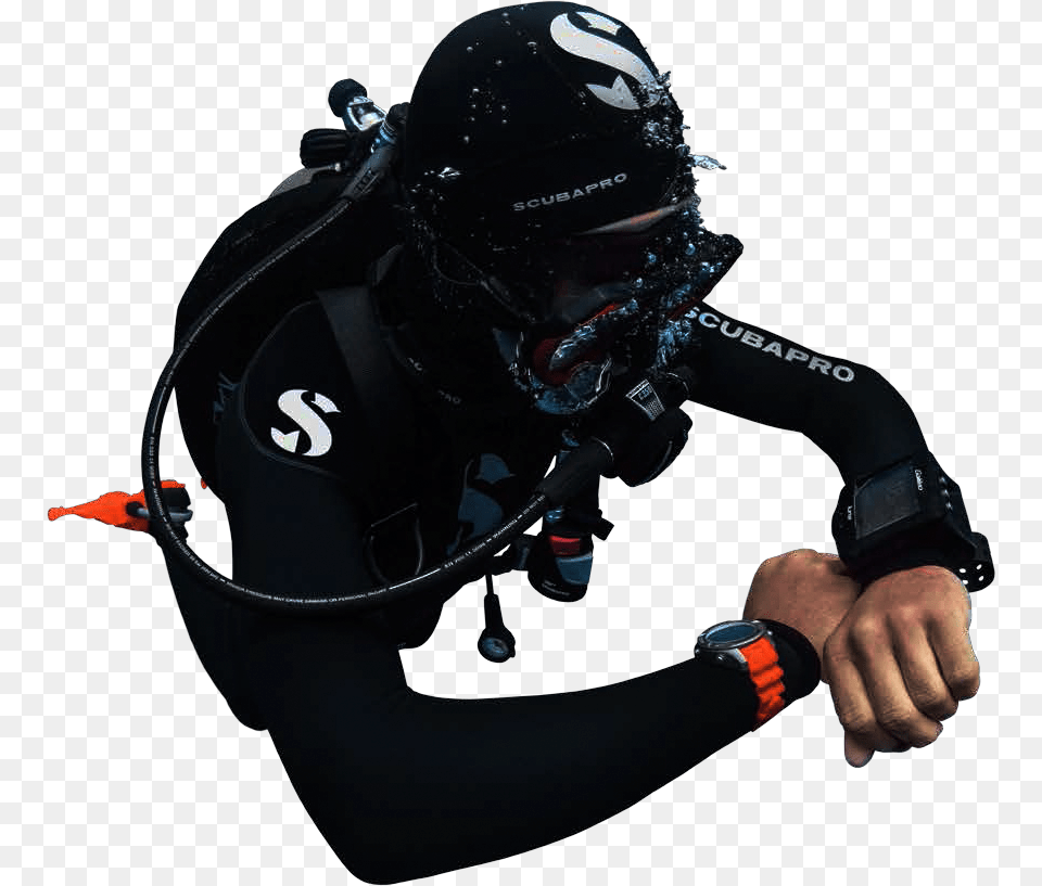 Diver, Helmet, Person, Body Part, Finger Free Transparent Png