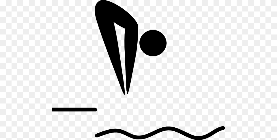 Diver Clipart Diving Board, Stencil, Ball, Sport, Tennis Png Image