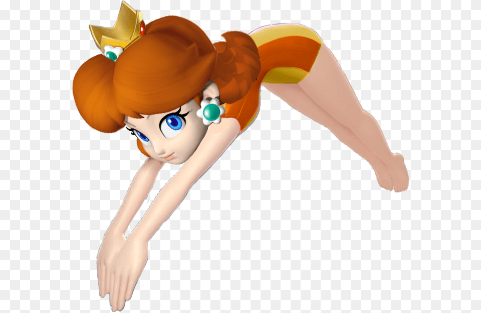 Diver Clipart Olympic Diver Princess Daisy Mario And Sonic At The Olympic Games, Adult, Person, Female, Woman Free Png