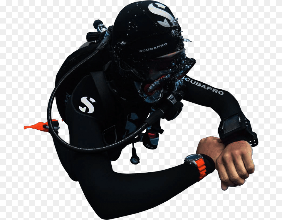 Diver Image With Transparent Background Underwater Diving, Helmet, Water, Outdoors, Nature Free Png Download