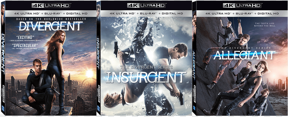 Divergent 4k Ultra Hd Blu Ray, Book, Publication, Adult, Male Free Png Download