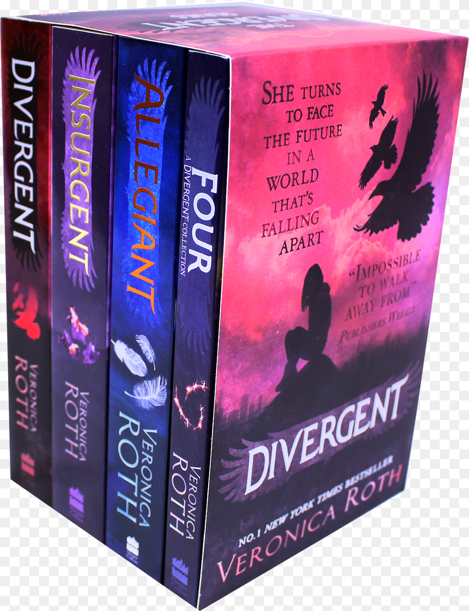 Divergent Series Box Set Books 1, Book, Novel, Publication, Adult Free Transparent Png