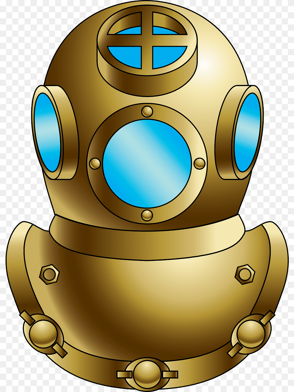 Divers Helmet Clipart, Robot, Window, Ammunition, Grenade Free Transparent Png