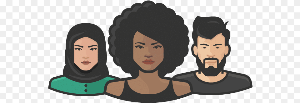 Diversity Avatars Ethnicity Icon, Face, Head, Person, Baby Png