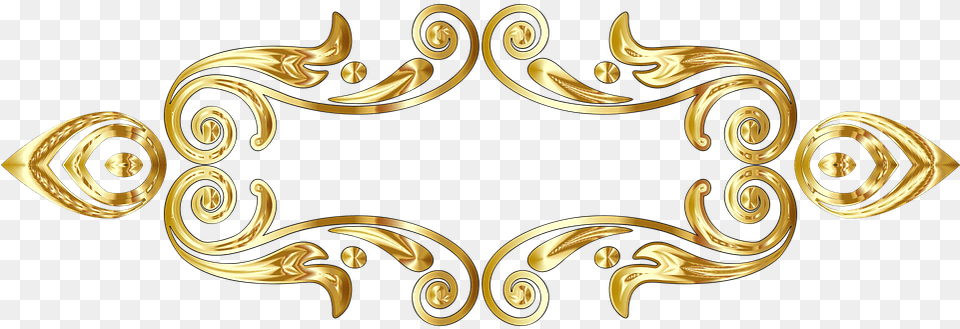 Divider Separator Gold Line Art Decorative Wallpaper, Accessories, Jewelry Free Transparent Png