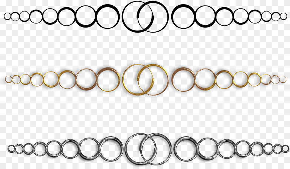 Dividers Silver Gold Black Metal Hd, Accessories, Jewelry Free Transparent Png