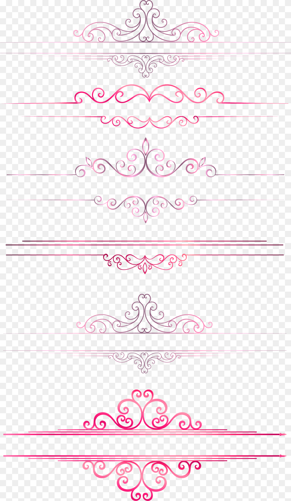 Dividing Pattern Line Border Columns European Clipart Portable Network Graphics, Art, Floral Design Png