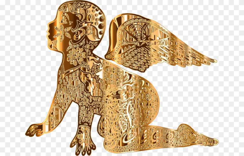 Divine Boy, Bronze, Accessories, Gold Png Image