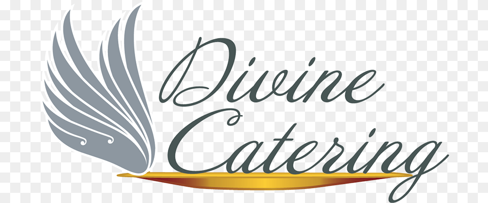 Divine Catering Logo Design Calligraphy, Handwriting, Text Free Png