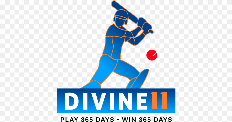 Divine Cricket Logo, People, Person, Baseball, Baseball Bat Free Png Download
