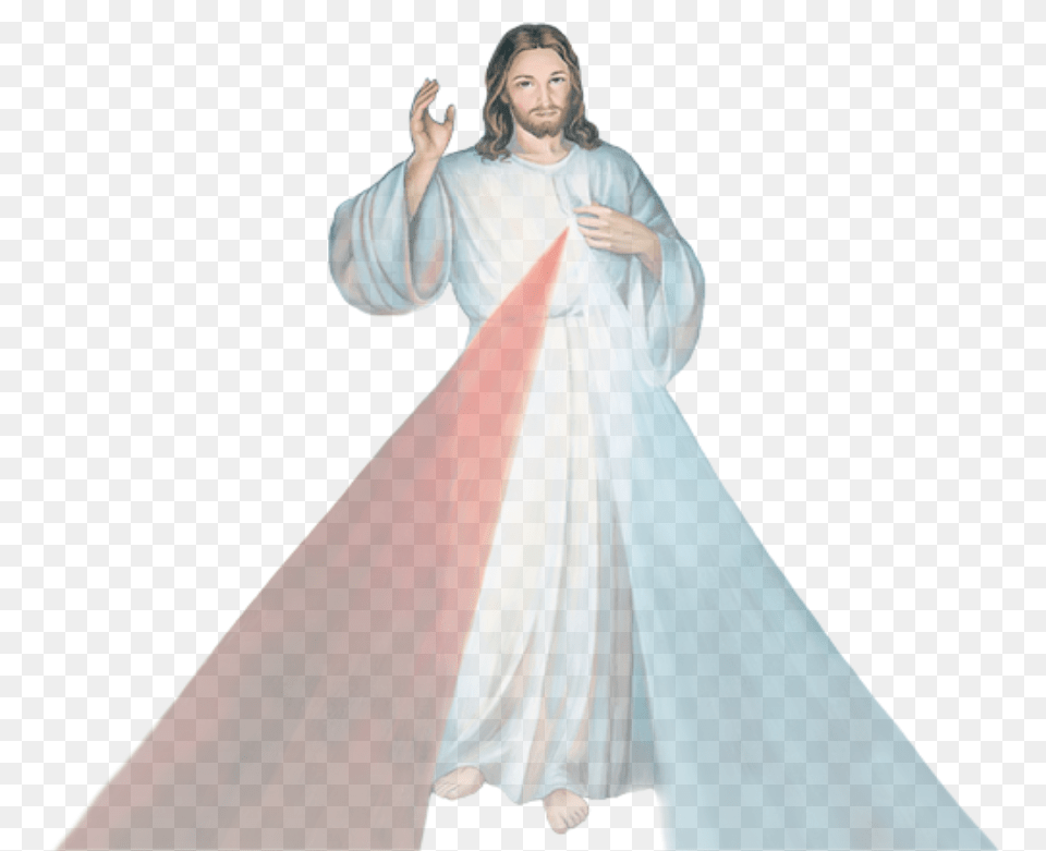 Divine Mercy Image, Clothing, Dress, Fashion, Cape Free Png