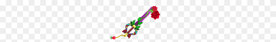 Divine Rose, Sword, Weapon, Flower, Plant Png Image